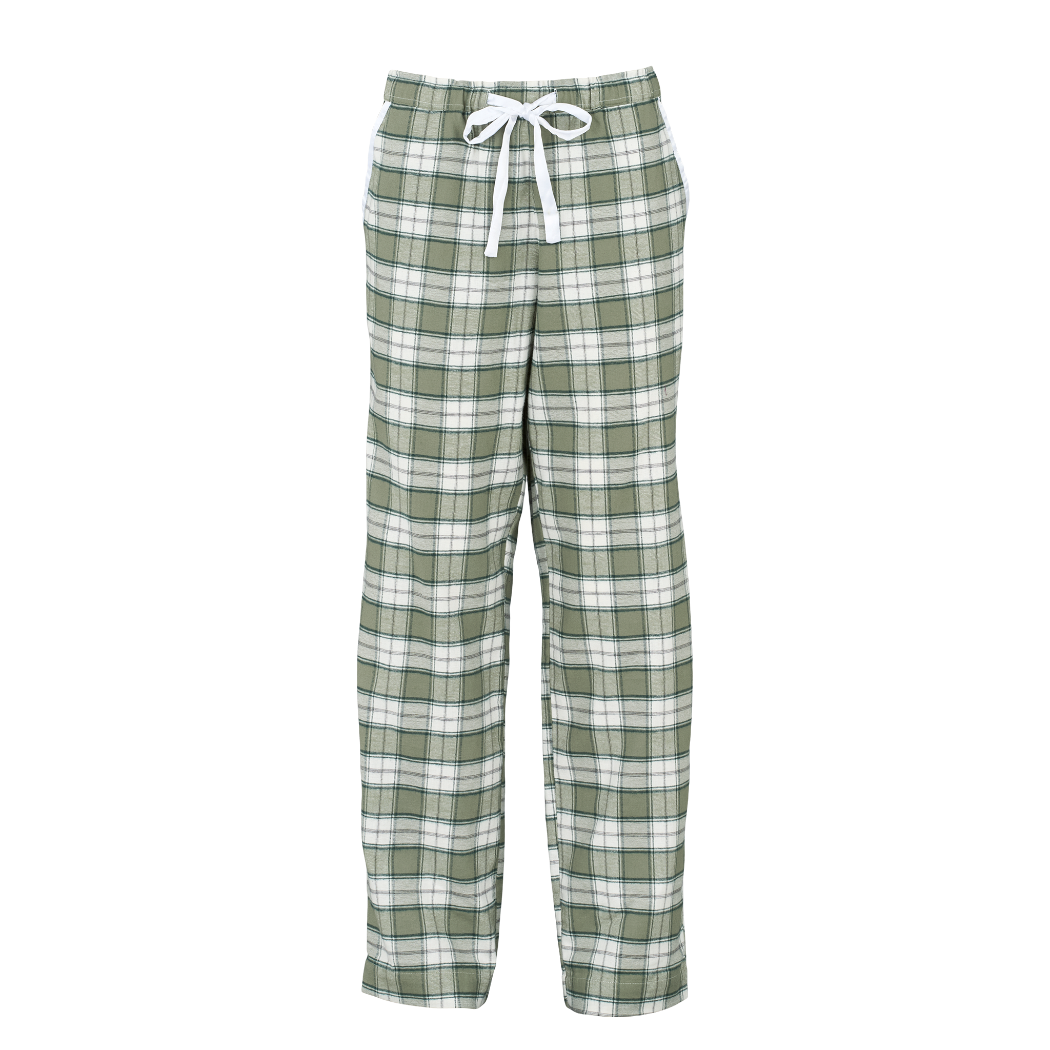 Check flannel pyjamas - Dusty green