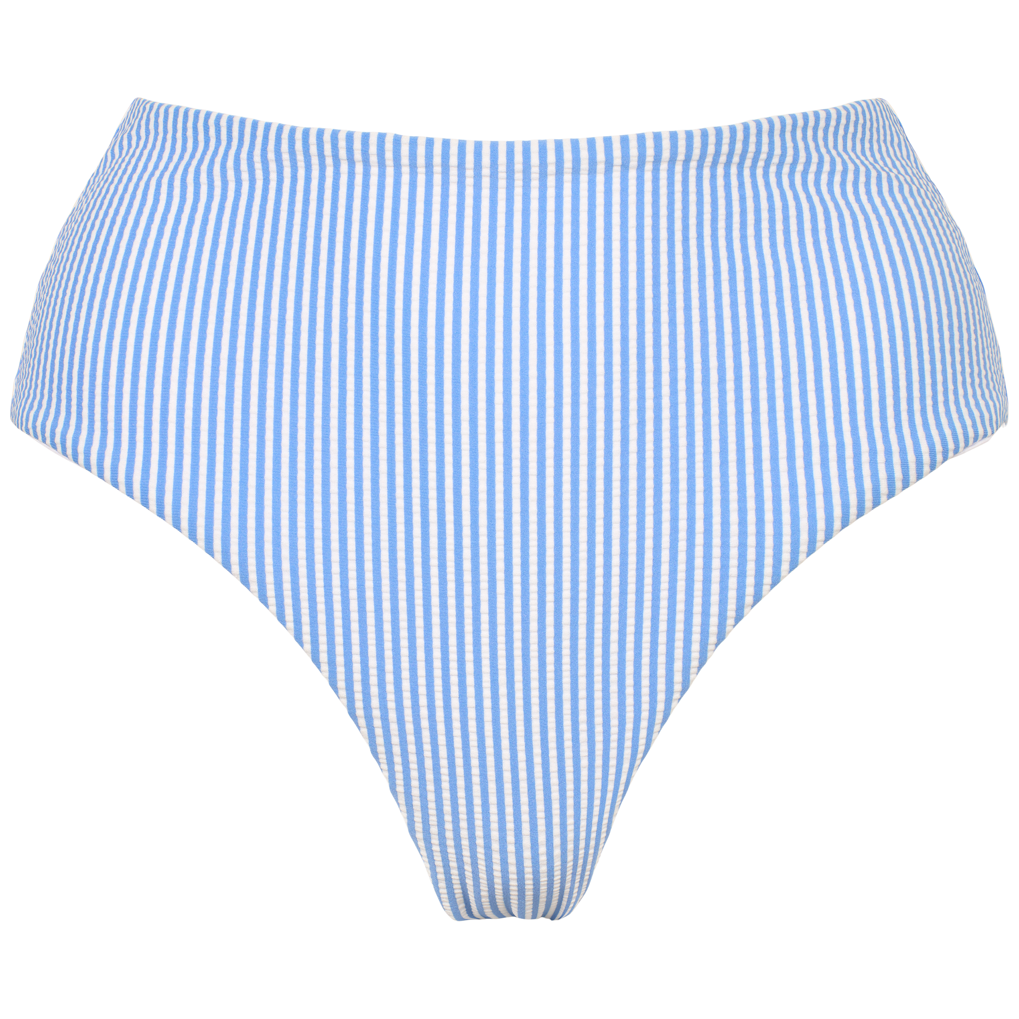 blå og hvid stribet bikini trusse