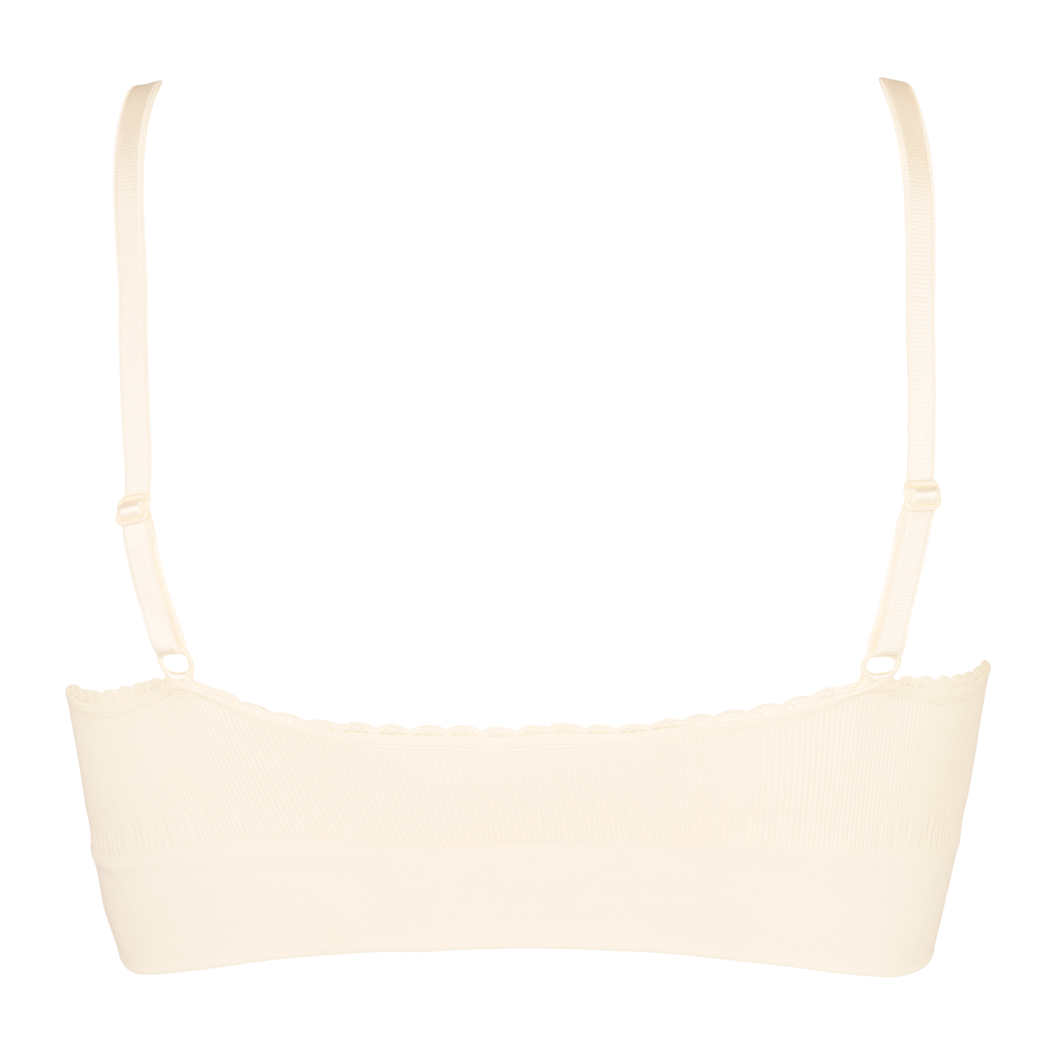 Gul bra top / bøjlefri bh
