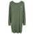 Softness LS night dress - Dusty green