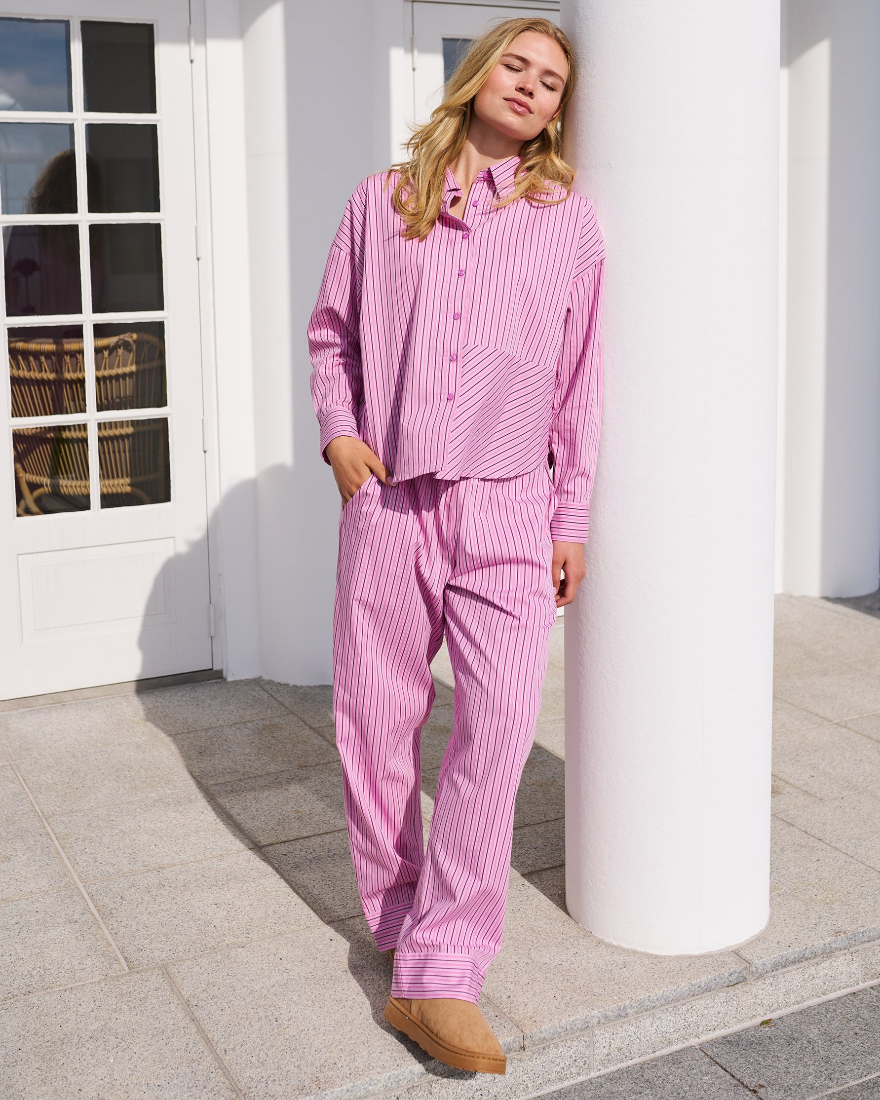 Lillo night pants - Mellow mauve