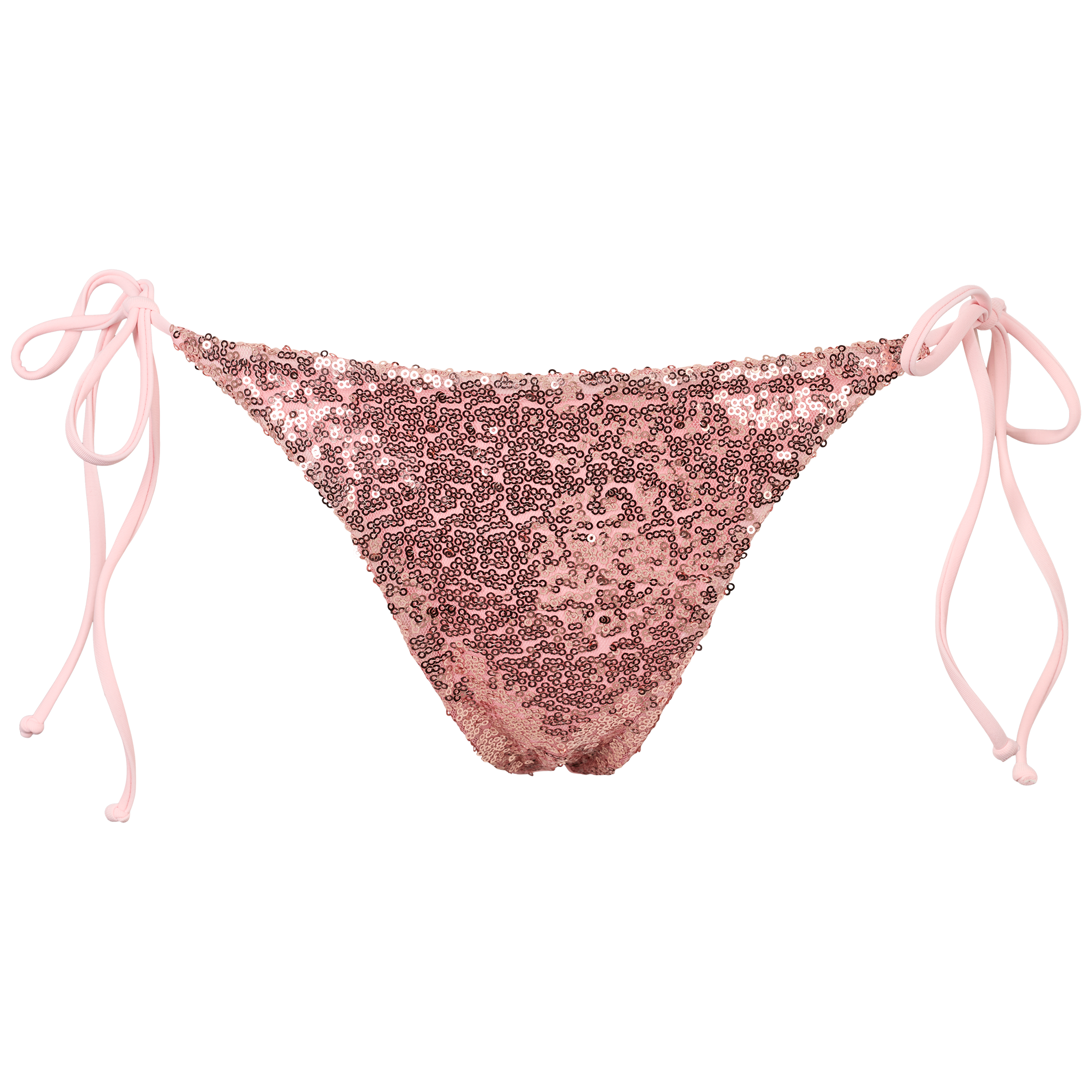 Lyserød paillet bikini