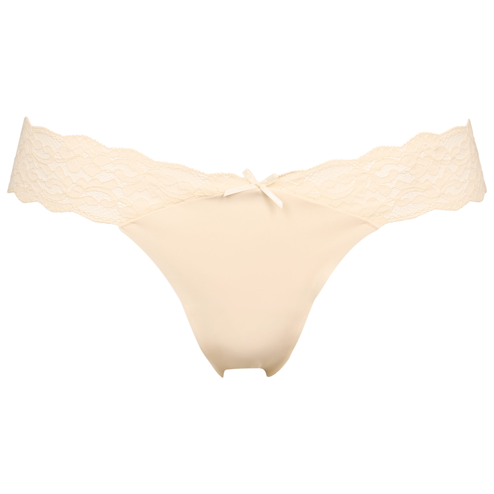 Seamless string w lace on side 3-pack - Light blue