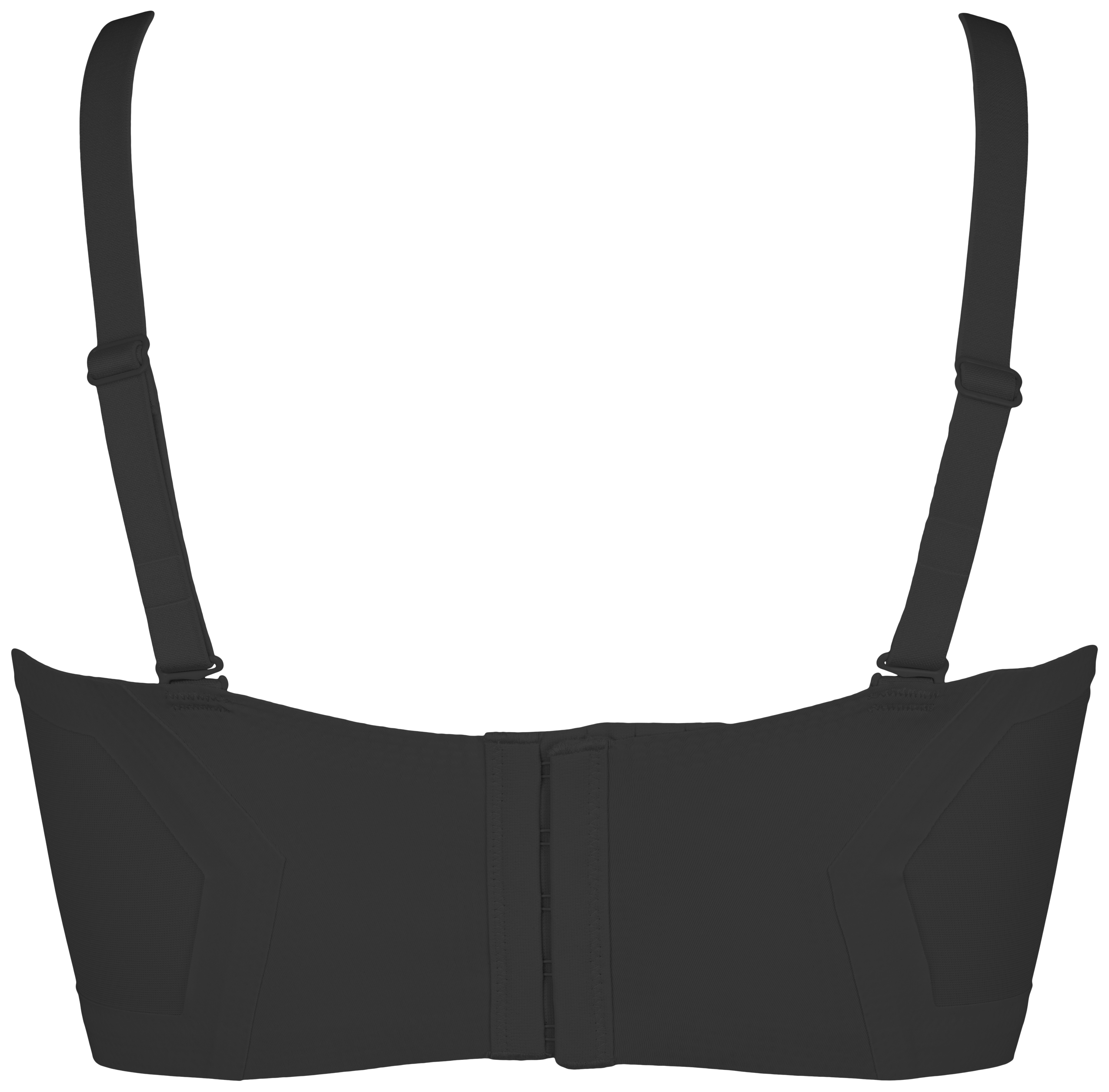 Sort seamless bh til kvinder med er større barm