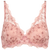 Malou bh i dusty rose med blomsterbroderet blonde