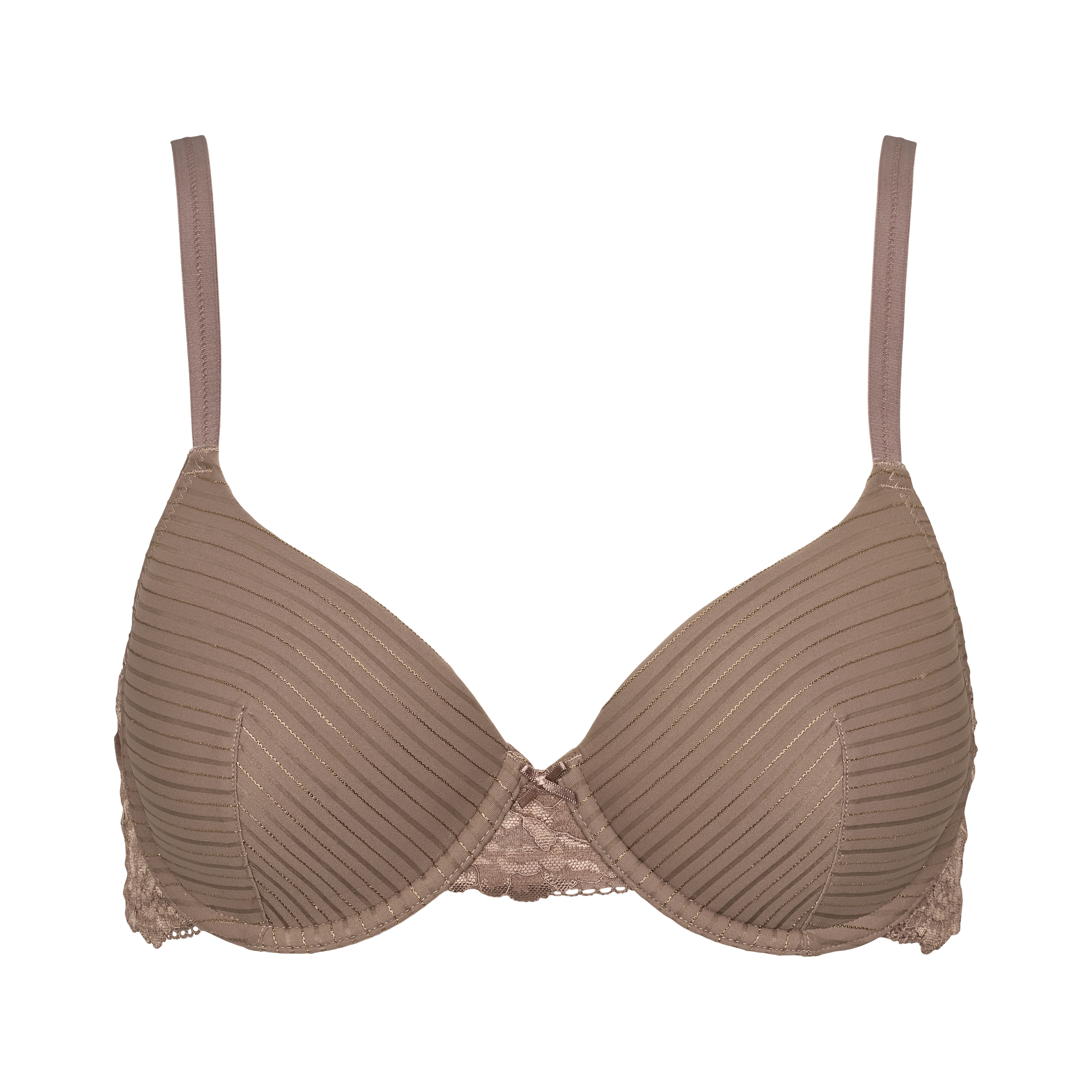 Olivia bra fill Brown Sand forfra