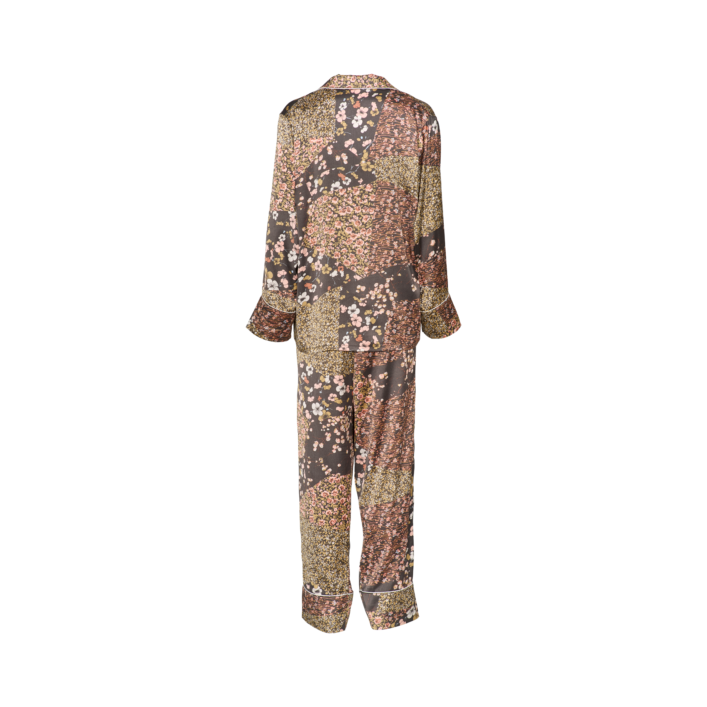 Lion pyjamas Dark Brown bagfra