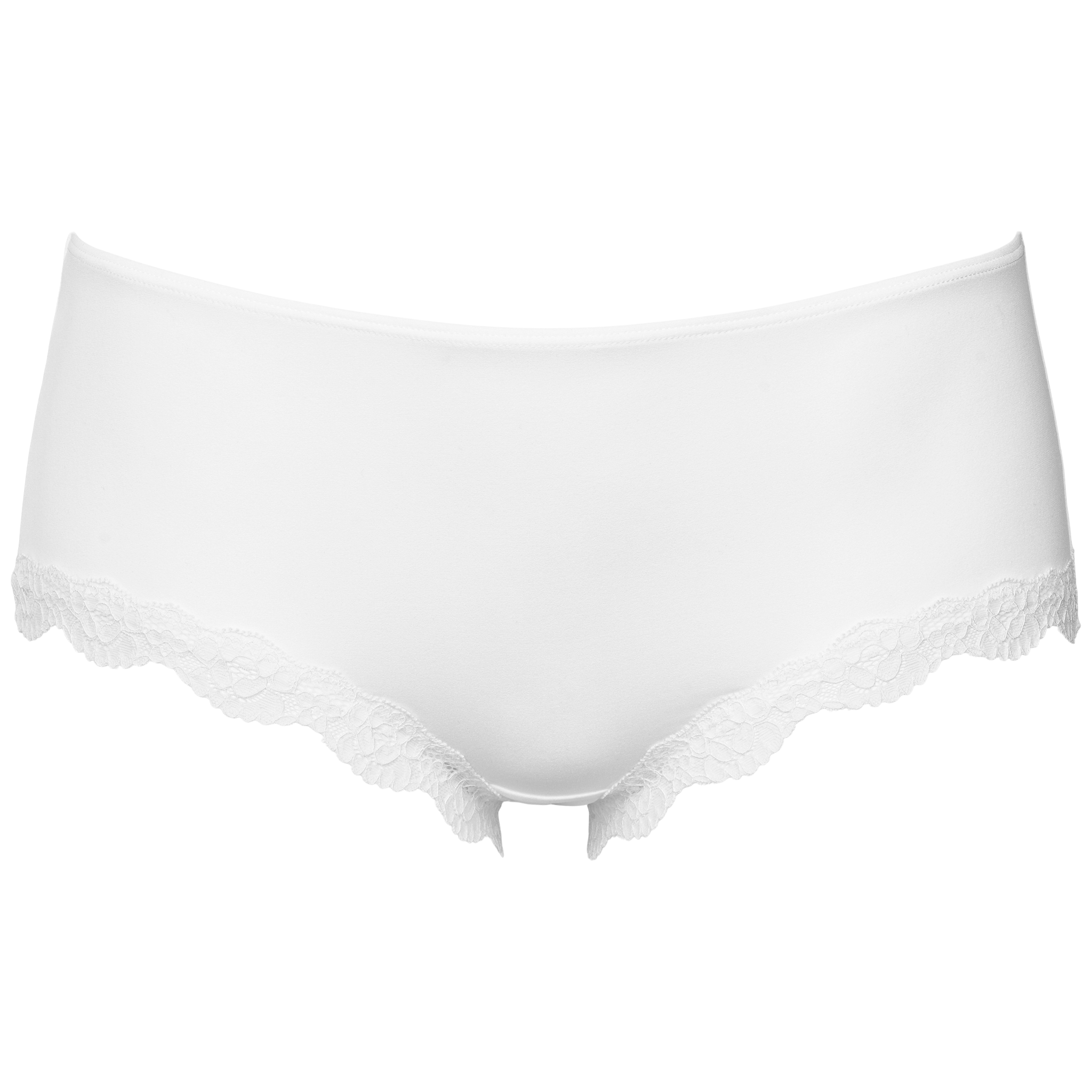 Soft feel panty white på model