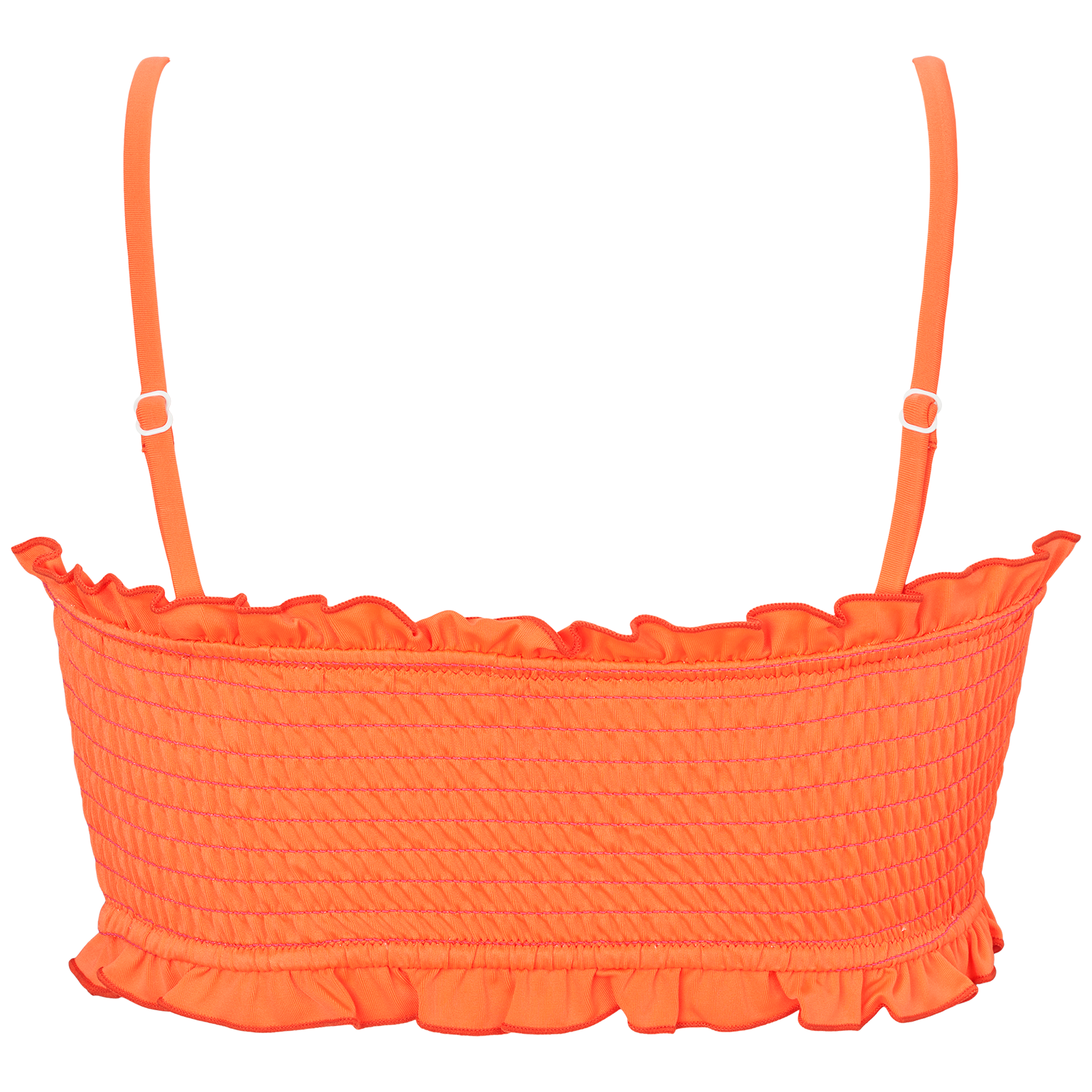 Orange bikini top