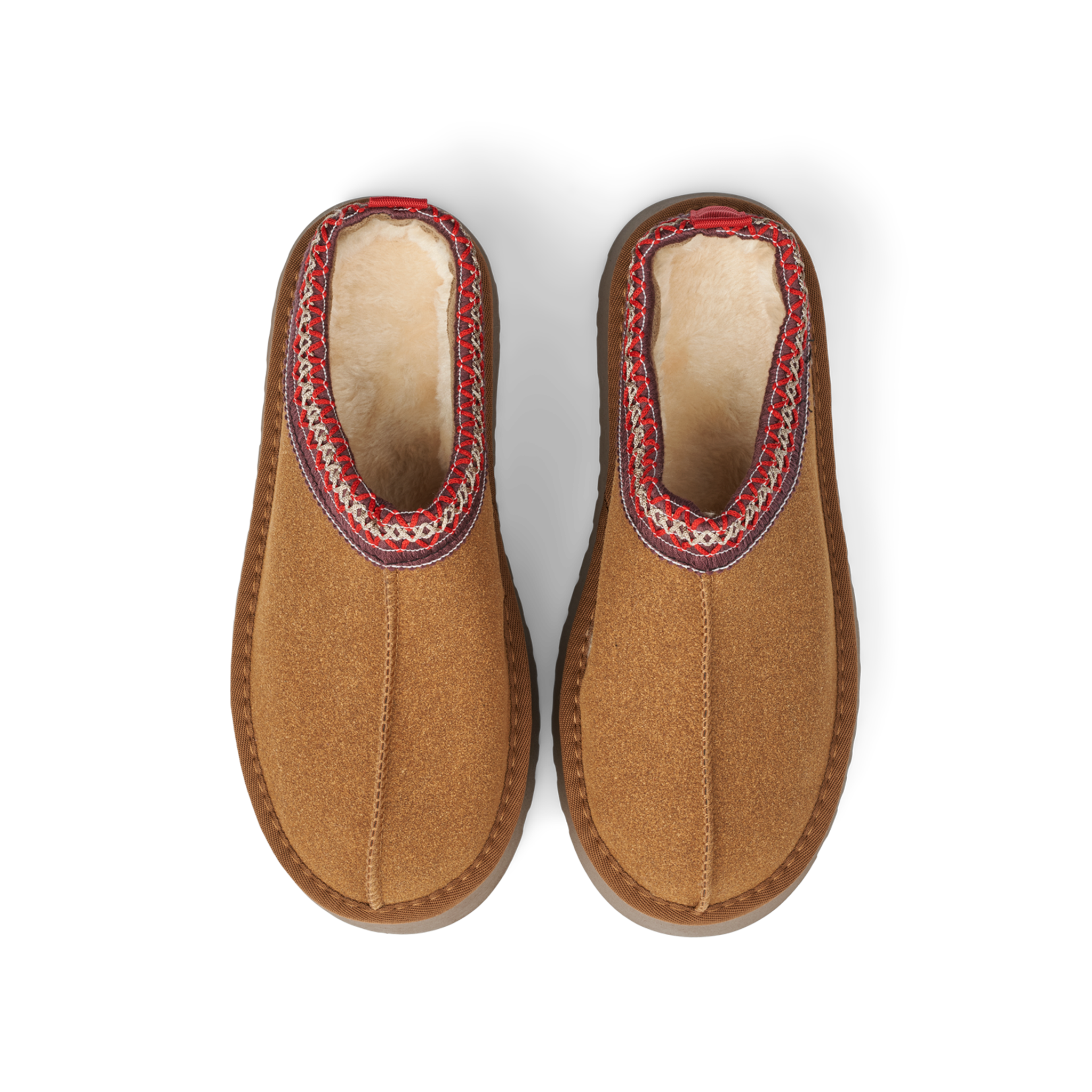 Fluffy chunky slippers - Brown sand