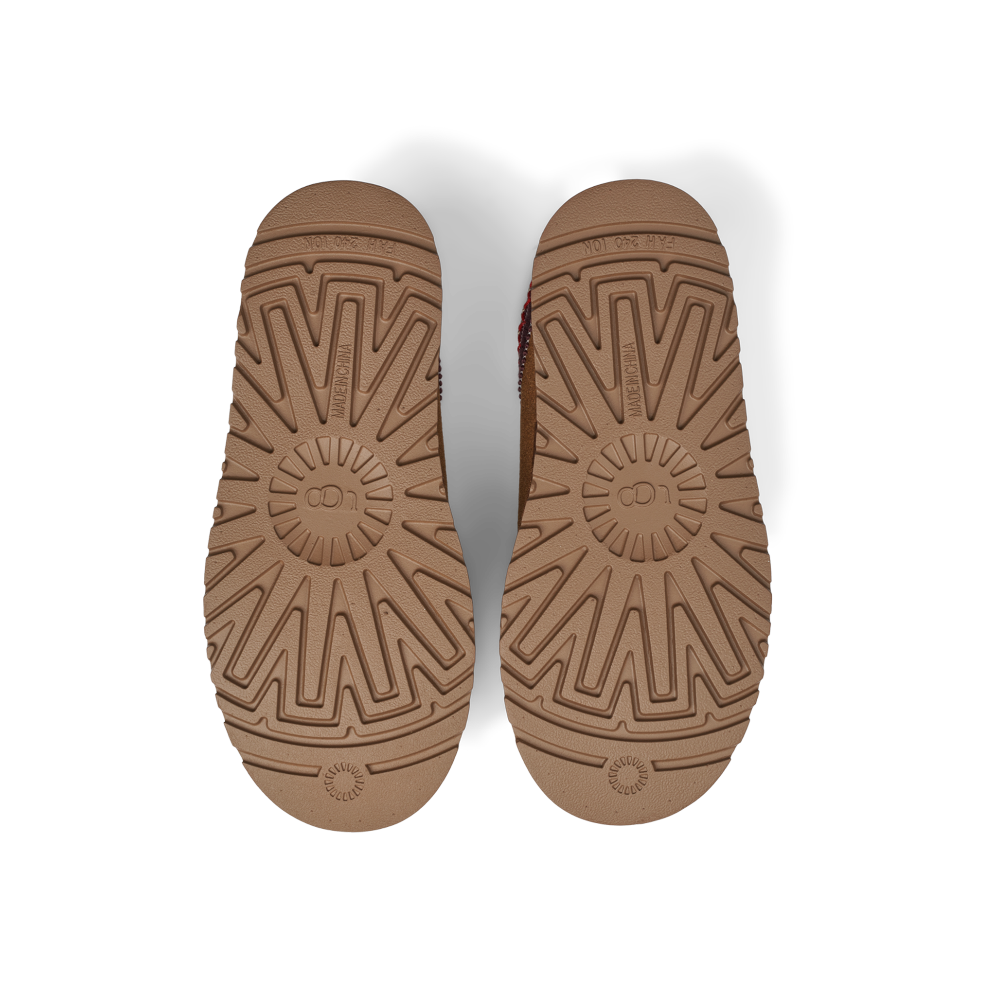 Fluffy chunky slippers - Brown sand