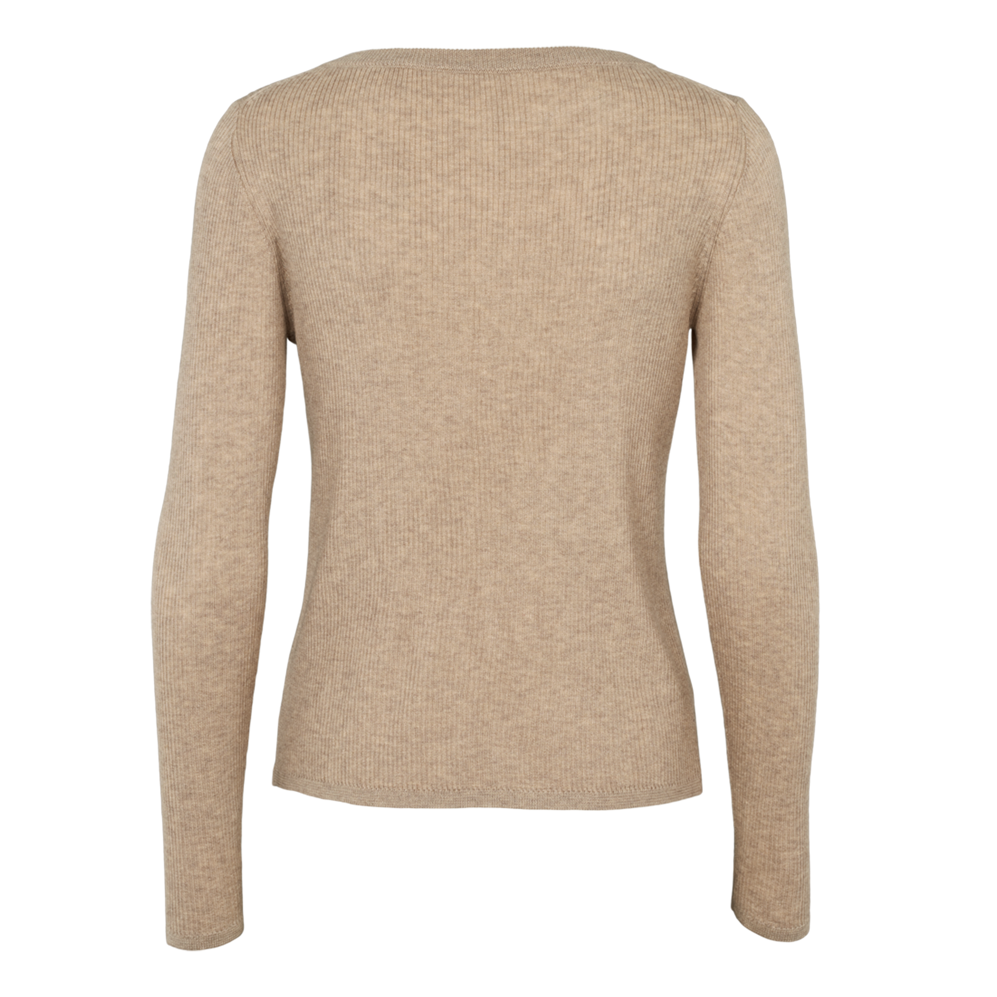 Brun strik pullover