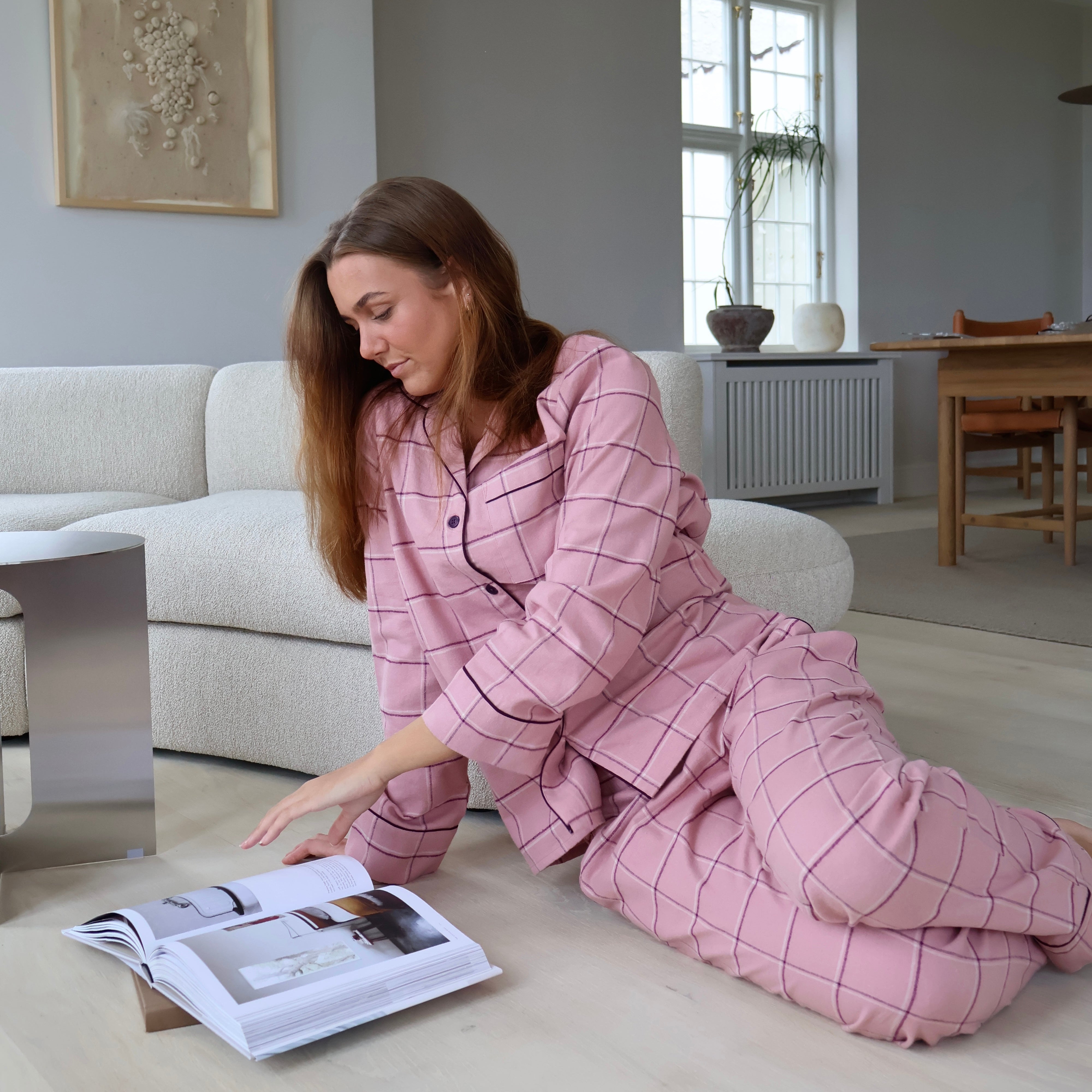 rosa flannel pyjamas