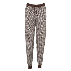 Luna pant w rib - Coffee bean