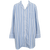 Blå natkjole med hvide striber