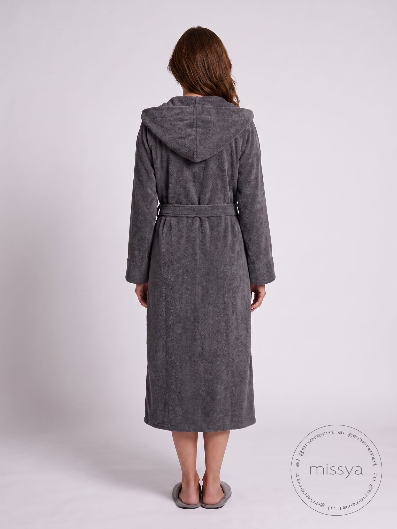 Fabiola robe  - Dark grey melange