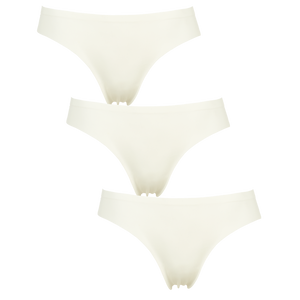 Seamless string 3-pak i ivory