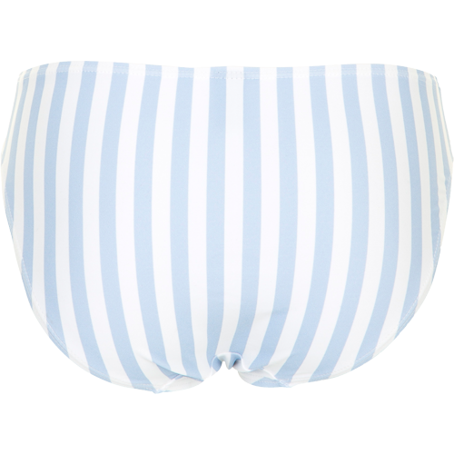 Blå og hvid stribet bikini